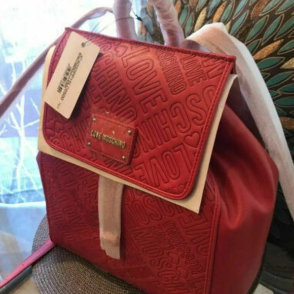 Love Moschino Logo Embossed Backpack Bag main image 6